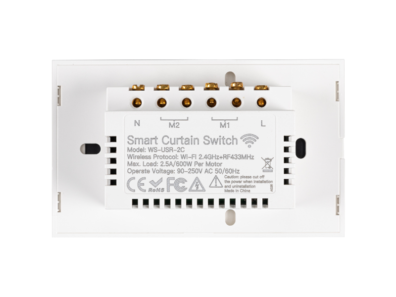 RW05-2 Gang Smart Curtain Switch (USA)